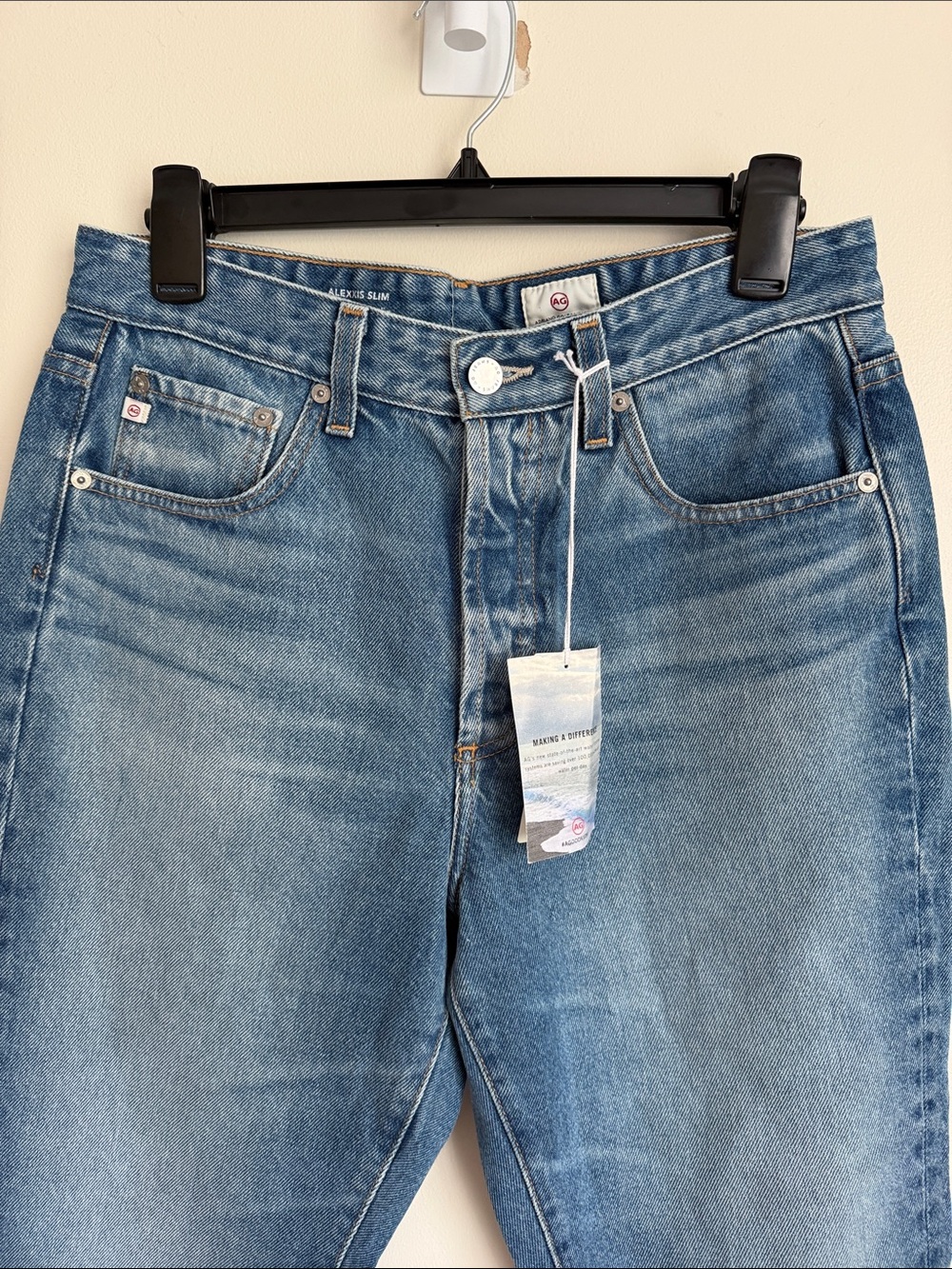 Ag Adriano Goldschmied Alexxis High Rise Vintage Slim Jeans size 29 NWT - Picture 5 of 9